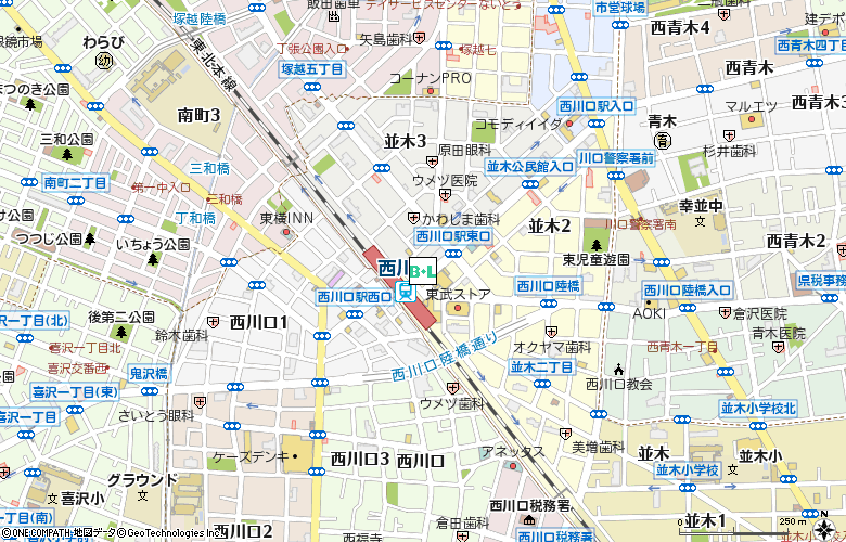 医）みらい会　西川口駅前眼科付近の地図